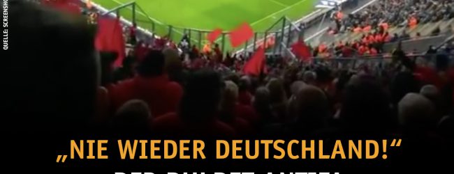 Linksradikaler St.-Pauli-Mob skandiert in Dresden „Nie wieder Deutschland“