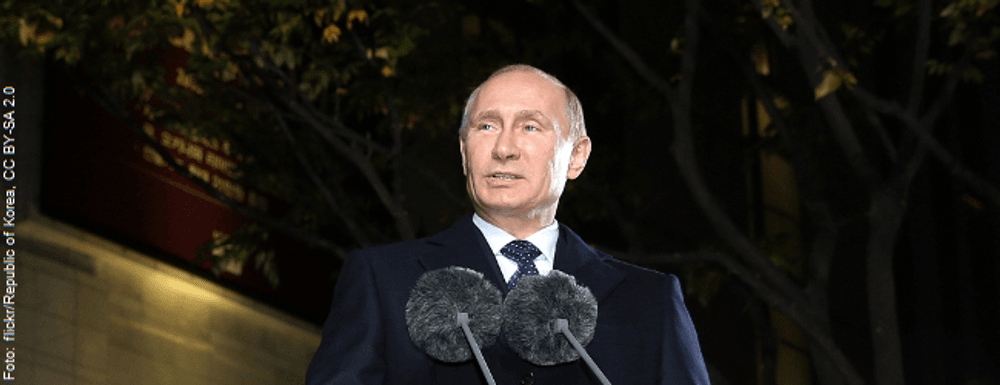 Keine Rede mehr vom Krieg: Putin bietet Europäern neue Energiepartnerschaft an