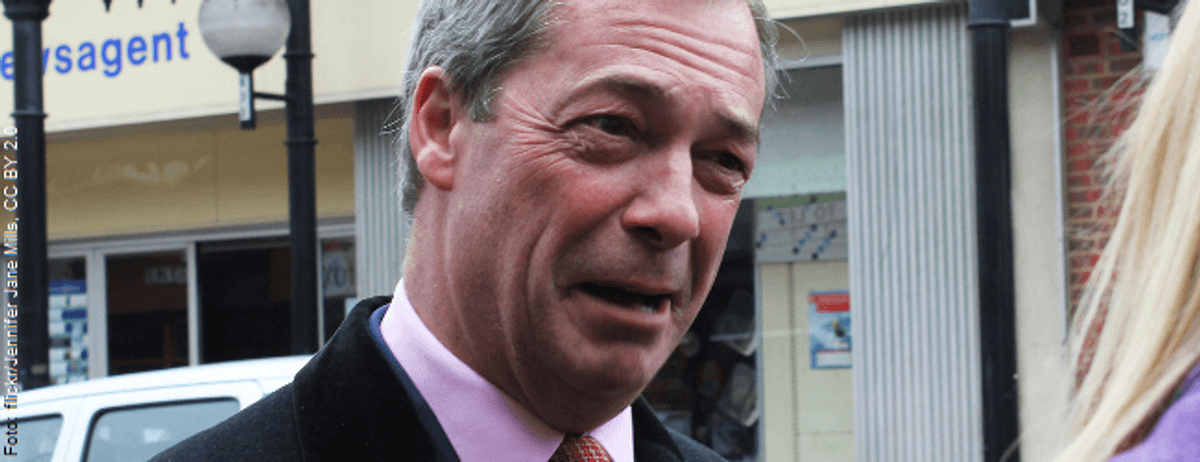 Britisches Zwei-Parteien-System vor dem Aus: Farage bei 32 Prozent