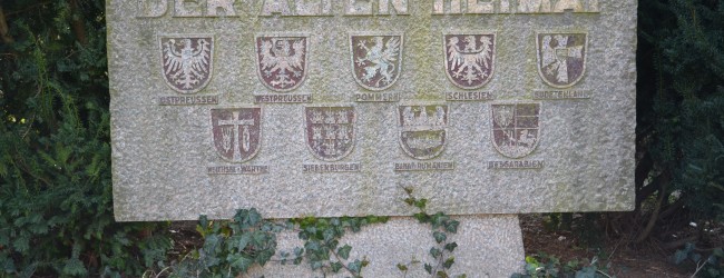 Wider die Geschichtsvergessenheit: Denkmal für Vertriebene in Schwalmstadt bleibt