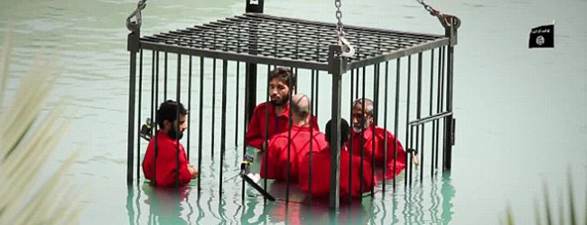 Neues Video: Islamischer Staat ertränkt irakische Gefangene in Unterwasser-Käfig