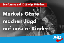 Nach Sex-Attacken auf junge Mädchen: AfD kritisiert Asylpolitik der Kanzlerin aufs schärfste