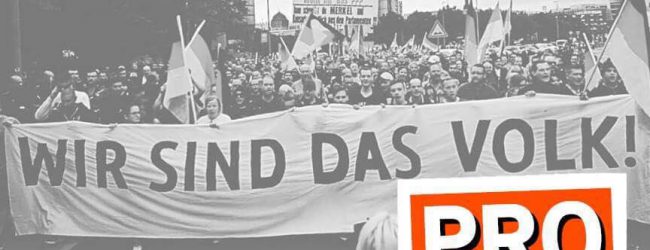 Bürgerproteste in Chemnitz: über 5.000 Teilnehmer an Freitagsdemo gegen Ausländergewalt