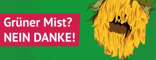 Gegenwind für die Grünen: Deutschlandweite Kampagne mit Anti-Werbung