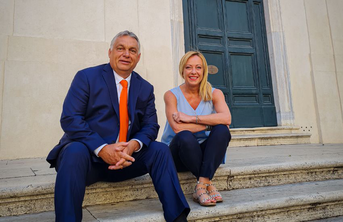 Wegen Ukraine: Transatlantikerin Meloni will Orbán erpressen