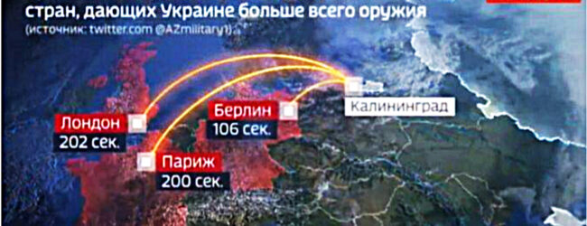 Russisches Staatsfernsehen über Atomschläge gegen den Westen. „Sie verstehen es anders nicht!“