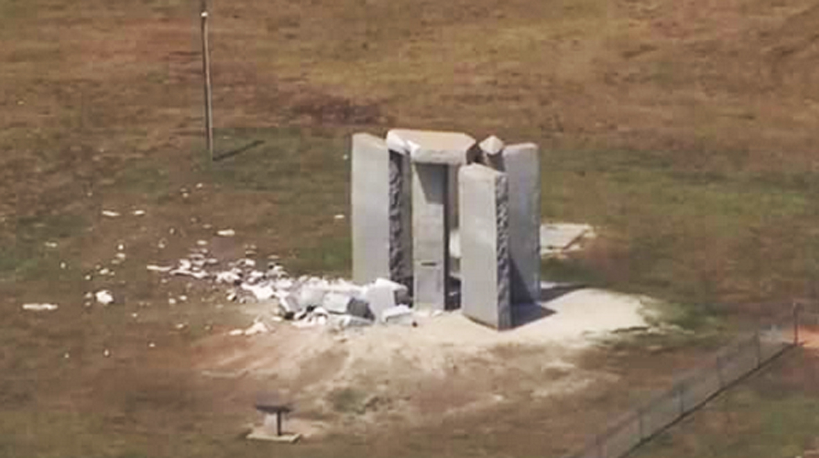 Teile der Georgia Guidestones gesprengt: Wut auf die globalen Eliten?