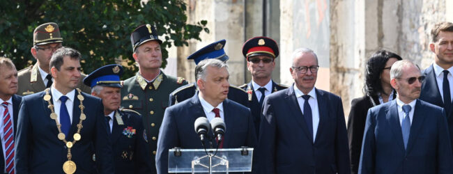 Orbán an Offiziers-Absolventen: „Die Heimat schützt uns vor Gefahren“