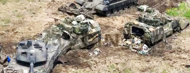 Ukrainer stecken Verluste ein: Offenbar schon vier „Leopard 2“ außer Gefecht
