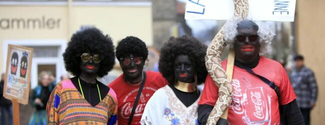 Schwarze Gesichter, empörte Gemüter: Faschingszug bringt Gutmenschen auf die Palme