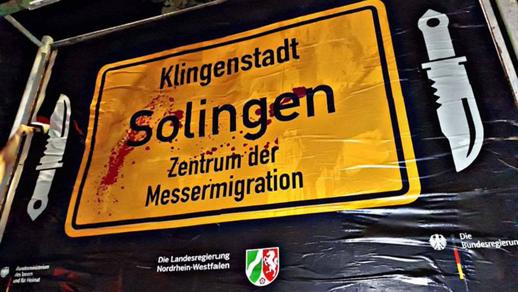 Da verstehen die Linken keinen Spaß: Solingen – „Zentrum der Messermigration“